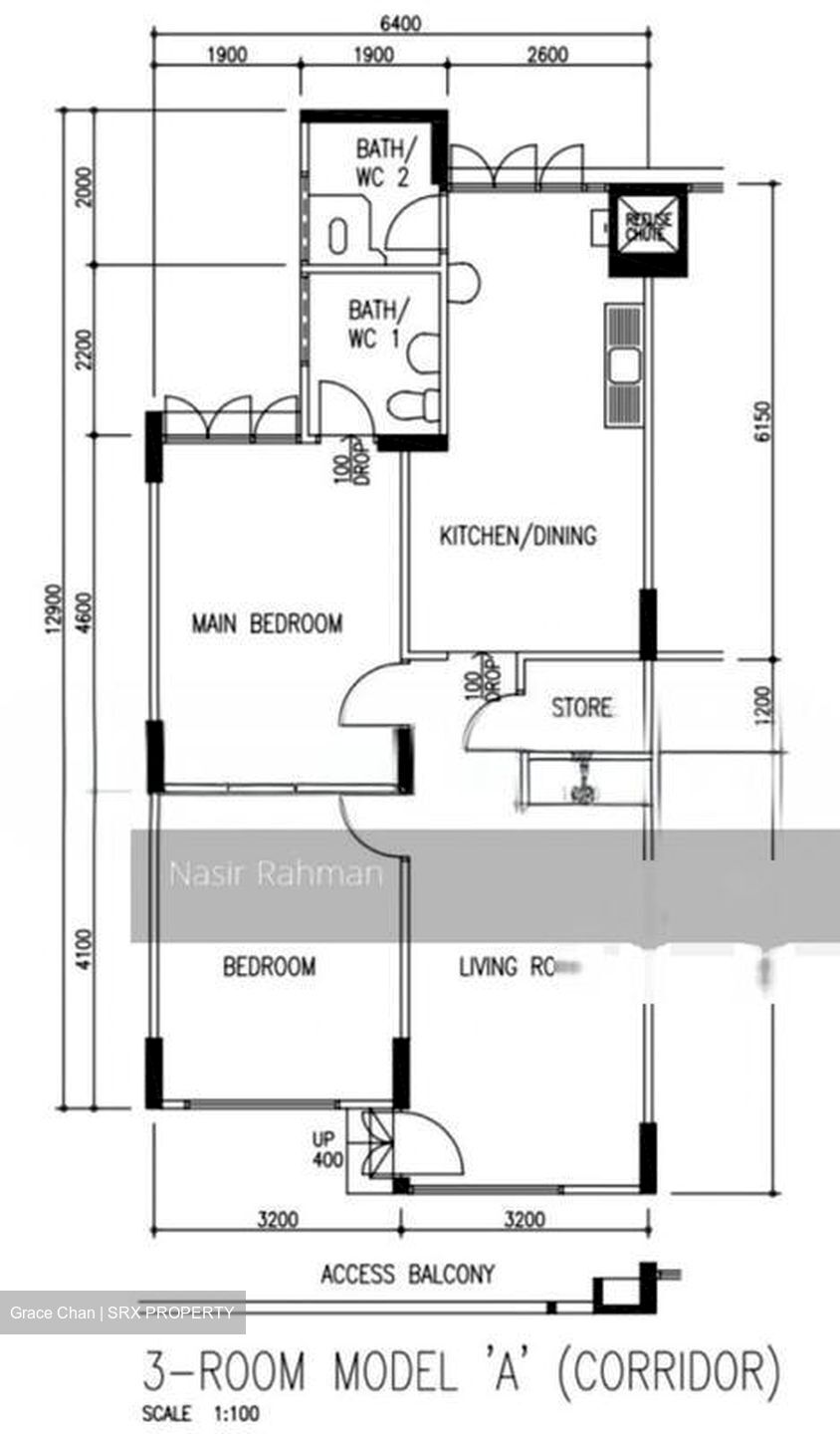 Blk 256 Bukit Batok East Avenue 4 (Bukit Batok), HDB 3 Rooms #519077651
